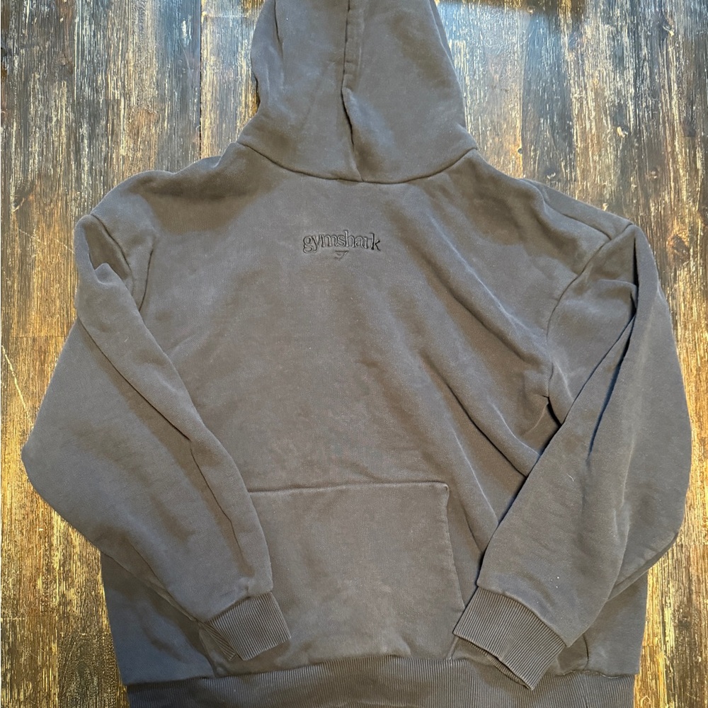 Gymshark Men's Charcoal Hoodie Sweater